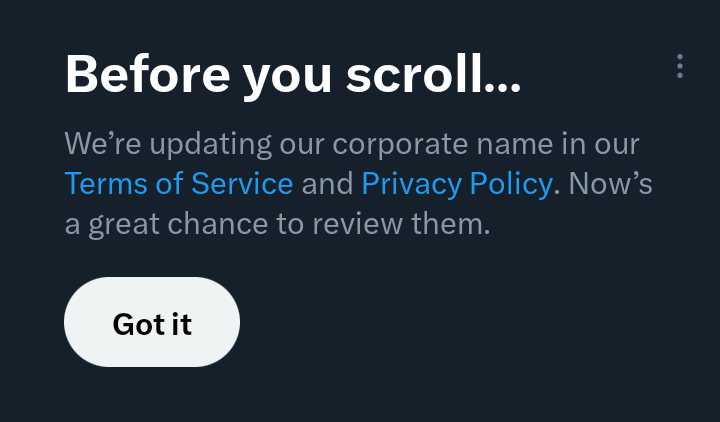 amwailiving's tweet photo. Got it @Twitter @TwitterDev
#TwitterBlueCheck https://t.co/6sypGhpcZa