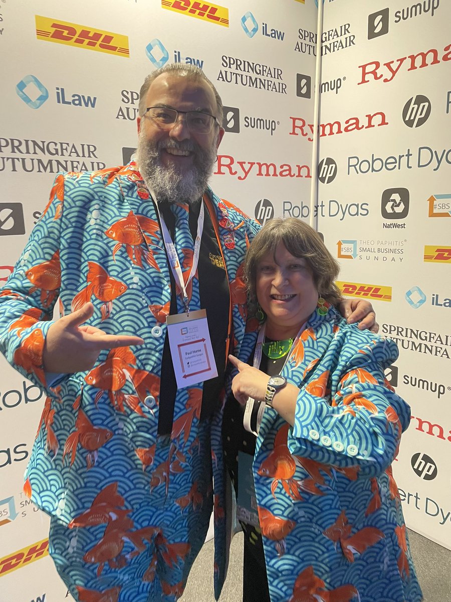 @CoolgoldfishD Suits you Sir! Evening Paul - how is your week going so far? The goldfish jacket looks better on you! Here we are at the #SBSEvent2023 #SBSwinnershour