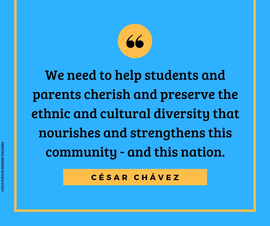 "We need to help students and parents cherish and preserve the ethnic and cultural diversity that nourishes and strengthens this community - and this nation!"- Cesar Chavez ✏️📚
.
Feliz Dia Del Niño from Mr. Herrera's Bilingual Spanish Class!🇲🇽🇳🇮🇪🇨🇭🇳
<a href="/SAISDBilingual/">Dual Language , ESL & Migrant, SAISD</a> #SAISD