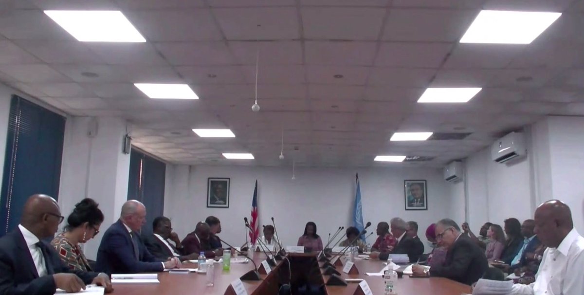 United Nations Peacebuilding (@unpeacebuilding) on Twitter photo Today, the Chair of the Liberia Configuration of the <a href="/UN/">United Nations</a> Peacebuilding Commission, H.E. Anna Karin Eneström <a href="/AkEnestrom/">Anna-Karin Eneström</a> convened a meeting on peaceful and inclusive elections in Liberia🇱🇷
Watch the meeting online: media.un.org/en/asset/k1p/k… Today, the Chair of the Liberia Configuration of the <a href="/UN/">United Nations</a> Peacebuilding Commission, H.E. Anna Karin Eneström <a href="/AkEnestrom/">Anna-Karin Eneström</a> convened a meeting on peaceful and inclusive elections in Liberia🇱🇷
Watch the meeting online: media.un.org/en/asset/k1p/k…