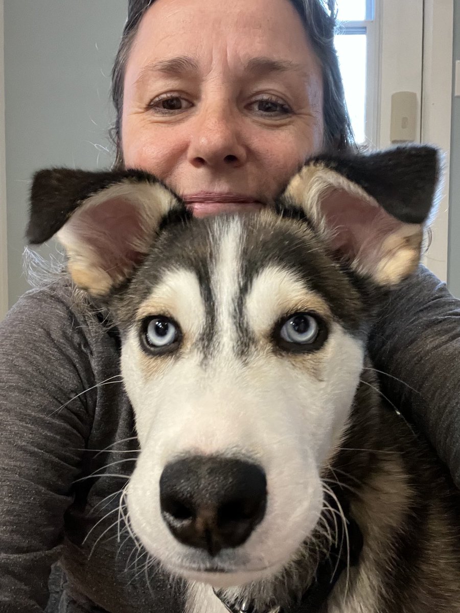ironhen's tweet photo. First selfie with Hickory. https://t.co/QsdIVVqANt