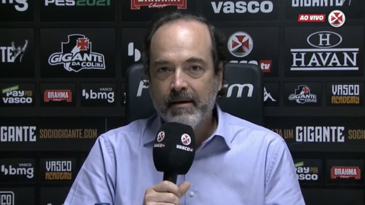 "O Vasco entende que o gramado do Maracanã tem uma sobrecarga. Então naturalmente está procurando ser responsável. O Vasco não quer jogar contra o Bahia porque é na segunda à noite? Afirmo que se eles cederem o Vasco vai jogar e vai colocar 60 mil pessoas no Maracanã na segunda,