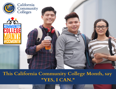 CalCommColleges's tweet photo. This #CCMonth, we celebrate the successes of our 1.8 million students who continue to pursue their education in hopes of a better future. Become your own hero by creating your future at one of our 116 colleges across the #GoldenState at https://t.co/xc1v1uOZoh. https://t.co/jEuDkZXlU3