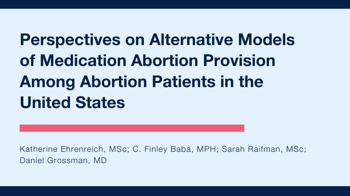 ANSIRH's tweet photo. Obtaining abortion pills in advance of pregnancy or OTC may be preferable for people who have experience with medication abortion.

Our findings show convenience, privacy, and avoiding burdens related to hostile policy environments are key reasons. https://t.co/twy8FHGyQz https://t.co/LM4h3jAOAB