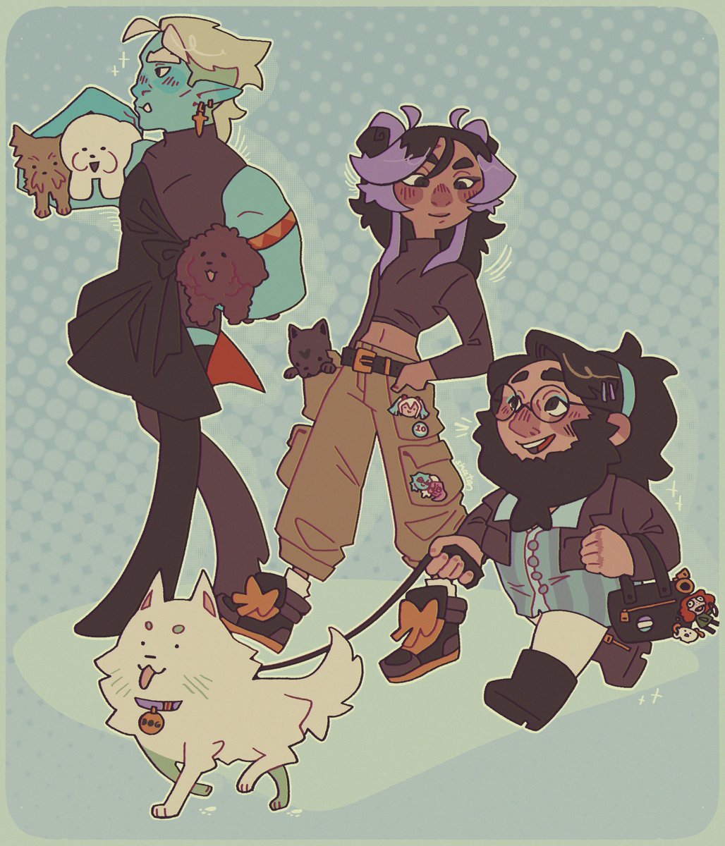 Skatankata's tweet photo. The #drawtectives crew because LOOK AT THEM, LOOK AT GRANDMA, I love them, they're walking dogs after a fashion show and they're all cute
@DrawfeeShow I am patiently and respectfully waiting for more drawtectives content https://t.co/Ai4XaZNVSv