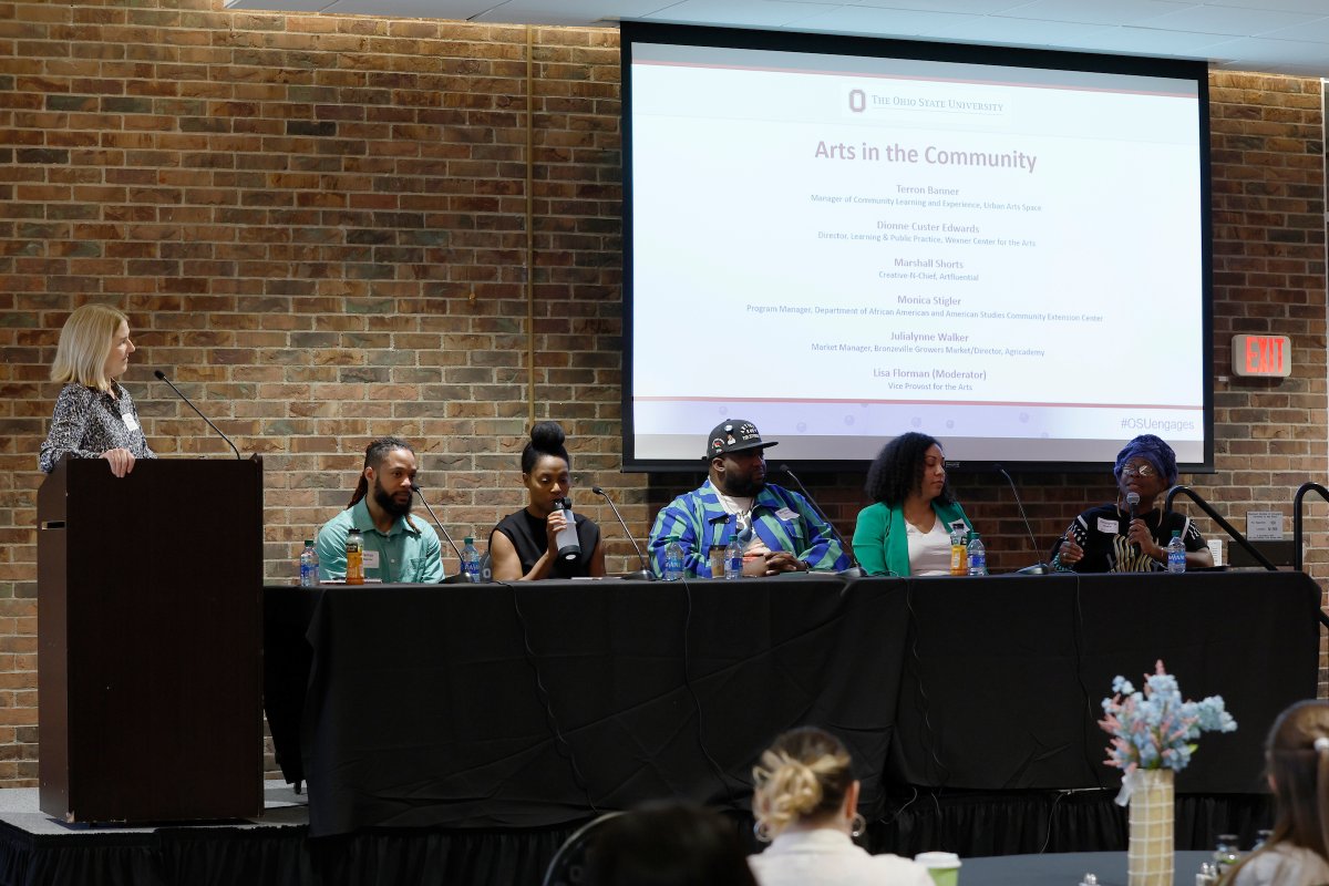 OSUOutreach's tweet photo. Thank you to all of our community and university partners for the thoughtful conversation and calls to action at last week’s Engaged Scholarship Symposium! #OSUengages https://t.co/7tma70RSFt https://t.co/Ymeu6suRhq