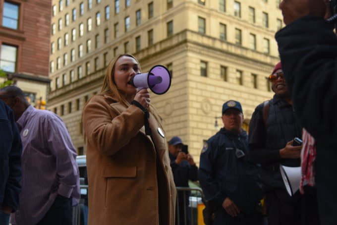 Today at our protest outside the Sheriff&rsquo;s Office, Sheriff Bilal sent counter protesters to drown us<a href="/tag/mandeladay"class="tags"><span>#mandeladay</span></a>