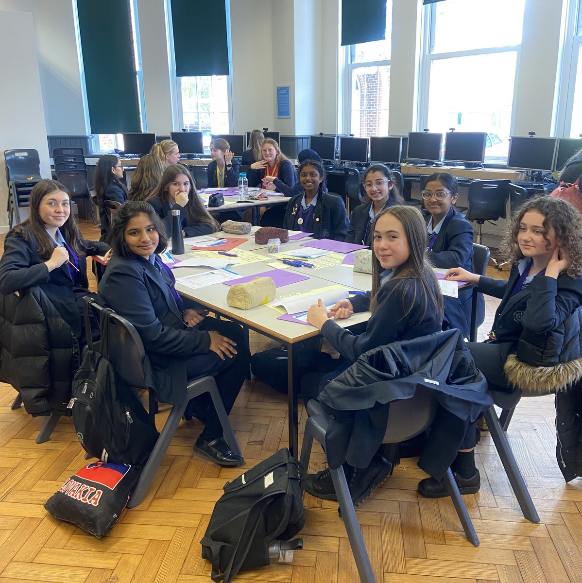 6thChsg's tweet photo. Learning about Leadership and working towards their leadership accreditation at our Student Leadership Conference today- thank you to everyone involved  #teamchsg @MrDevenney @CarshaltonHigh https://t.co/uPtoSUgWSk