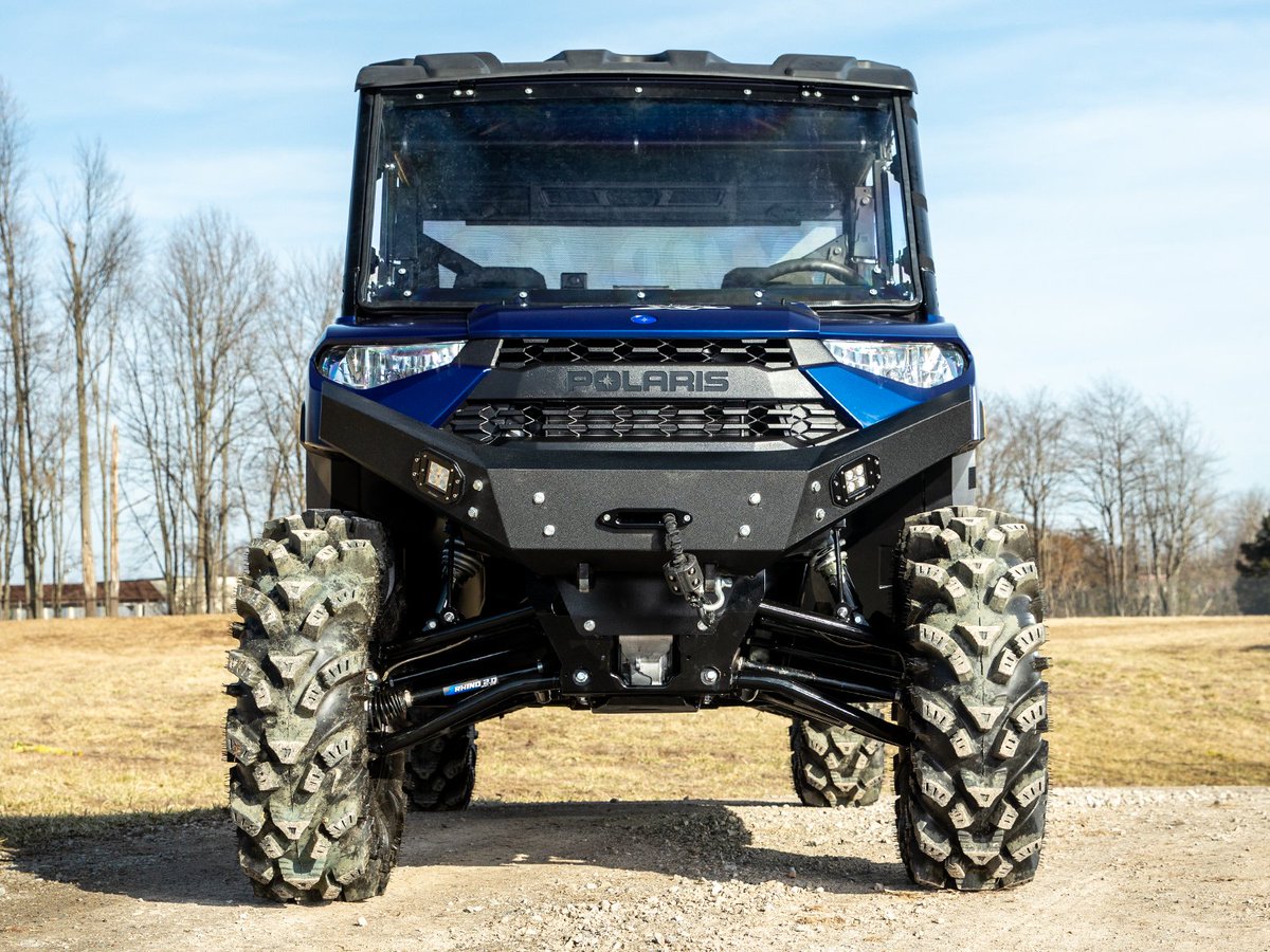 superatvtweet's tweet image. 🚨 The #AtlasPro 2” Forward A-arms have a larger tubing diameter, making them larger than stock &amp;amp; our standard A-arms. If you thought your #PolarisRanger looked cool before, these arms make your rig look like a monster, clearing 33” tires! 💪😎 #BuiltforBattle #LetsRide
#superatv