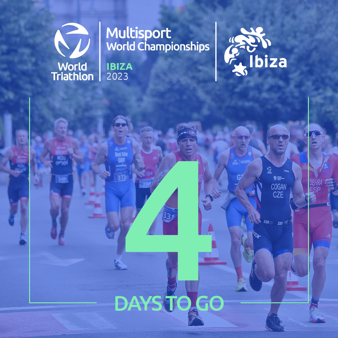 The countdown is on until the opening of the '23 Multisport World Championships Ibiza! 4 days to go and the Multisport world will descend on the Spanish island, for what's expected to be an incredible festival of racing! Stay tuned from April 29th-May 7th 🇪🇸! #MultisportWch2023