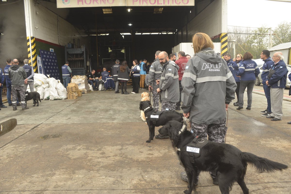 MichelGuilleOK's tweet photo. Hoy la Aduana incineró más de 2 toneladas de Marihuana en Ezeiza.

Agradezco la presencia del Juez Hernán Viri, a cargo del Juzgado Federal de Gualeguaychu en el procedimiento y de @CastagnetoC , Administrador Federal de Ingresos Públicos. https://t.co/qqkeUWzRqN