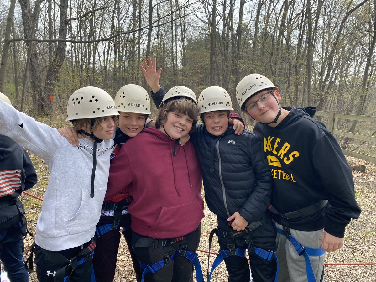 #dolsenthinkers having another fantastic day <a href="/CampCopneconic/">YMCA Camp Copneconic</a>  Eggbert, archery, and zipline 🏕️🐬