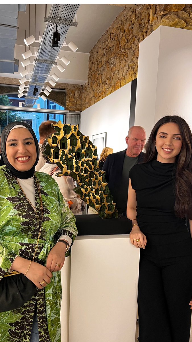 samiraezzo_'s tweet photo. From today's opening night at Art District in Gemmayze of "Elusive Dreams of Belonging" by Rim Albahrani. 
#art https://t.co/PVLP3Cl0GC