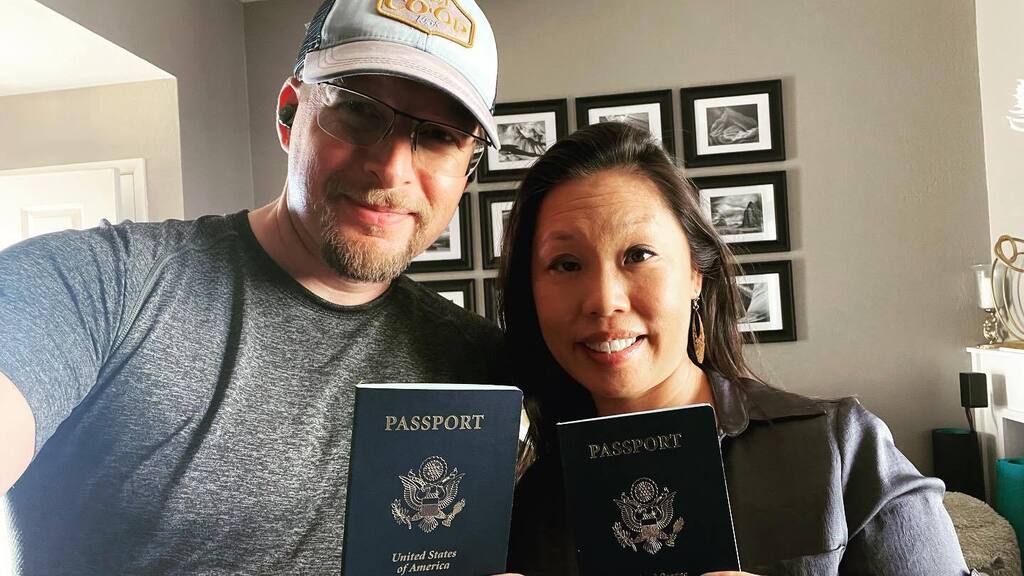 Finally at the end of the really long (8 years!) journey. Receiving our passports (2 days before travel, phew!) makes it official official. Now we can leave the country for as long as we want!  And have to pay taxes forever. instagr.am/p/CreJFSFvIqN/