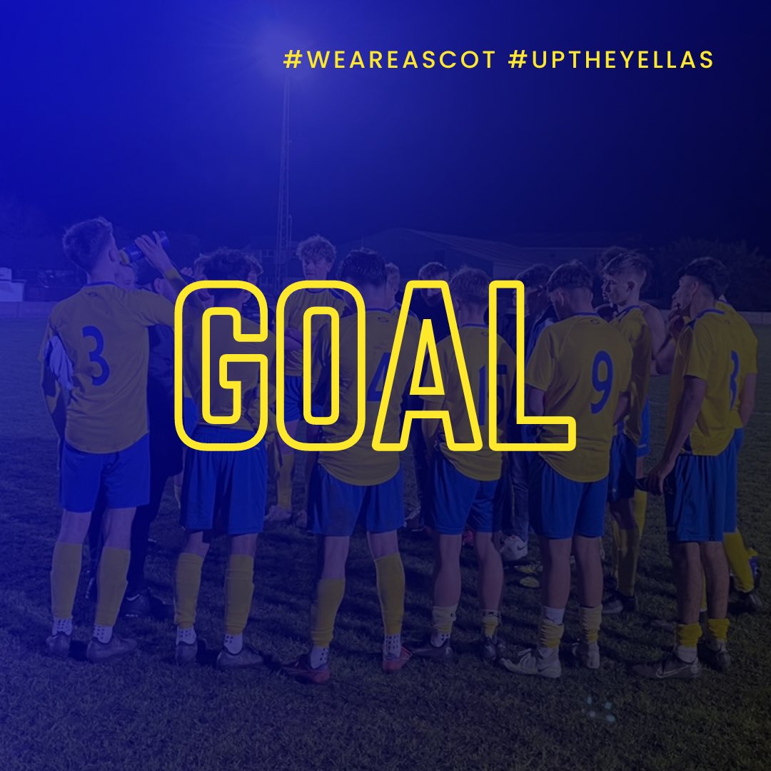 AscotUnitedFC's tweet photo. GOAAAAAAL - @JPandhor takes his time on the ball just outside the area and makes no mistake as he slots home!

Ascot 1-1 Camberley #UptheYellas https://t.co/m7K3ZuIoyy