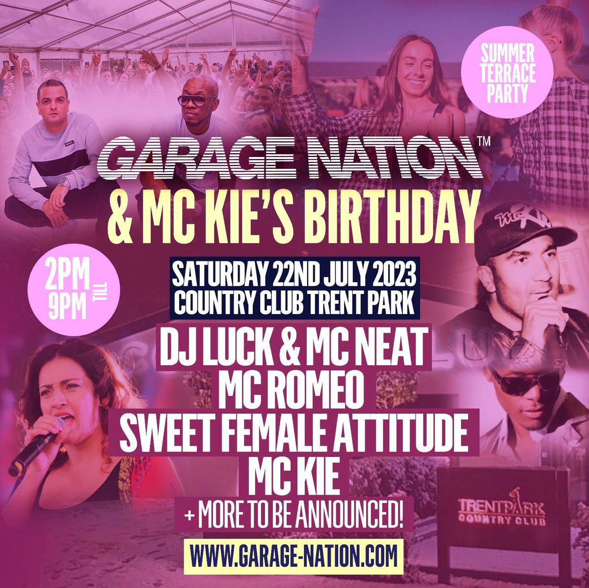 MC KIE BIRTHDAY Meets GARAGE NATION 📣📣 I think it’s only right I give away 6 free Tickets as a way of saying thank you for your continued support, Please Tag 5 friends of your choice right now!!!!! Winners will be announced at 7pm Tommorow evening. 

Disclaimer: Strictly over