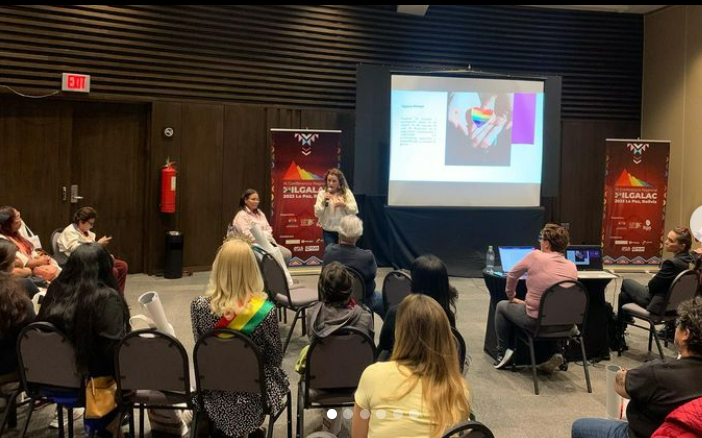 LESLACred's tweet photo. #IlgaLac2023 | Parte de nuestras compañeras de la grupa coordinadora de #LESLAC se encuentran presente en la IX Conferencia Regional de #IlgaLac que se desarrolla del 24 al 28 de abril en la #LaPaz #Bolivia 🇧🇴 https://t.co/8d8fQ4ffAM