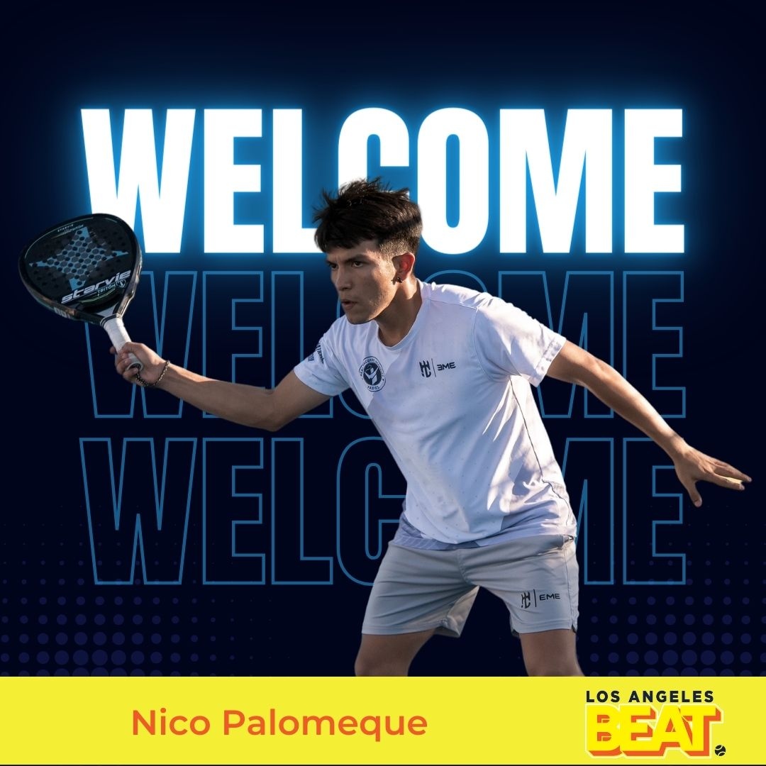 losangeles_beat's tweet photo. Last but not least to the BEAT Argentinian regional champion Nicolas Roman Palomeque.
"Thank you LA BEAT for the opportunity and I can't wait for May! Come on BEAT!!!!!"
#padel #professionalpadel #LosAngelesBeat #LABeat #PPL #LosAngelesSports #PadelProfessional #Vamos https://t.co/zrjCopNND9