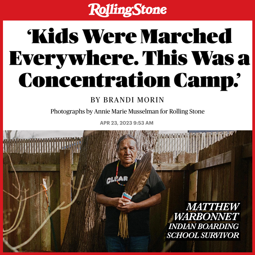 SDonziger's tweet photo. BREAKING: Stunning new report shows how the US abducted thousands of Native children and dumped them into church-run "boarding schools" as part of an official policy of cultural genocide. Many were tortured and killed.

Nothing could ever cover the cost of this horrific crime. https://t.co/ACs9vBlzft