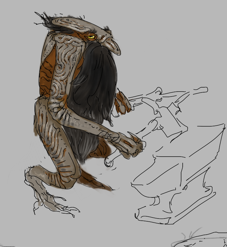 Monlenz's tweet photo. working on another redesign for dwarves this time. https://t.co/SXeHaxHq9J