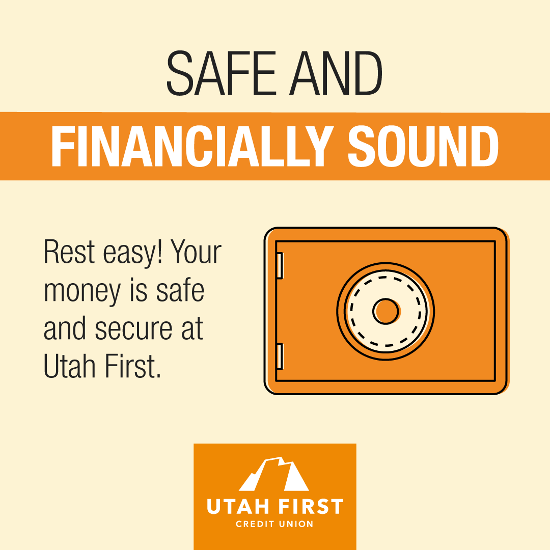 Utah_First's tweet image. Your money is safe at Utah First. In fact, it is insured. You can rest easy knowing we've got you covered.