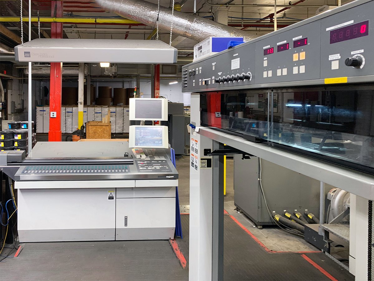 HowardDirect's tweet image. Available immediately: 2007 #Komori LS640-DU-P+UVED, 6/c, 28x40, 2/4 perfecting, UV, PQC-S, PDCS, Full APC, AICC, ABW - only 23 mio impressions.
#offset #offsetpress #sixcolor