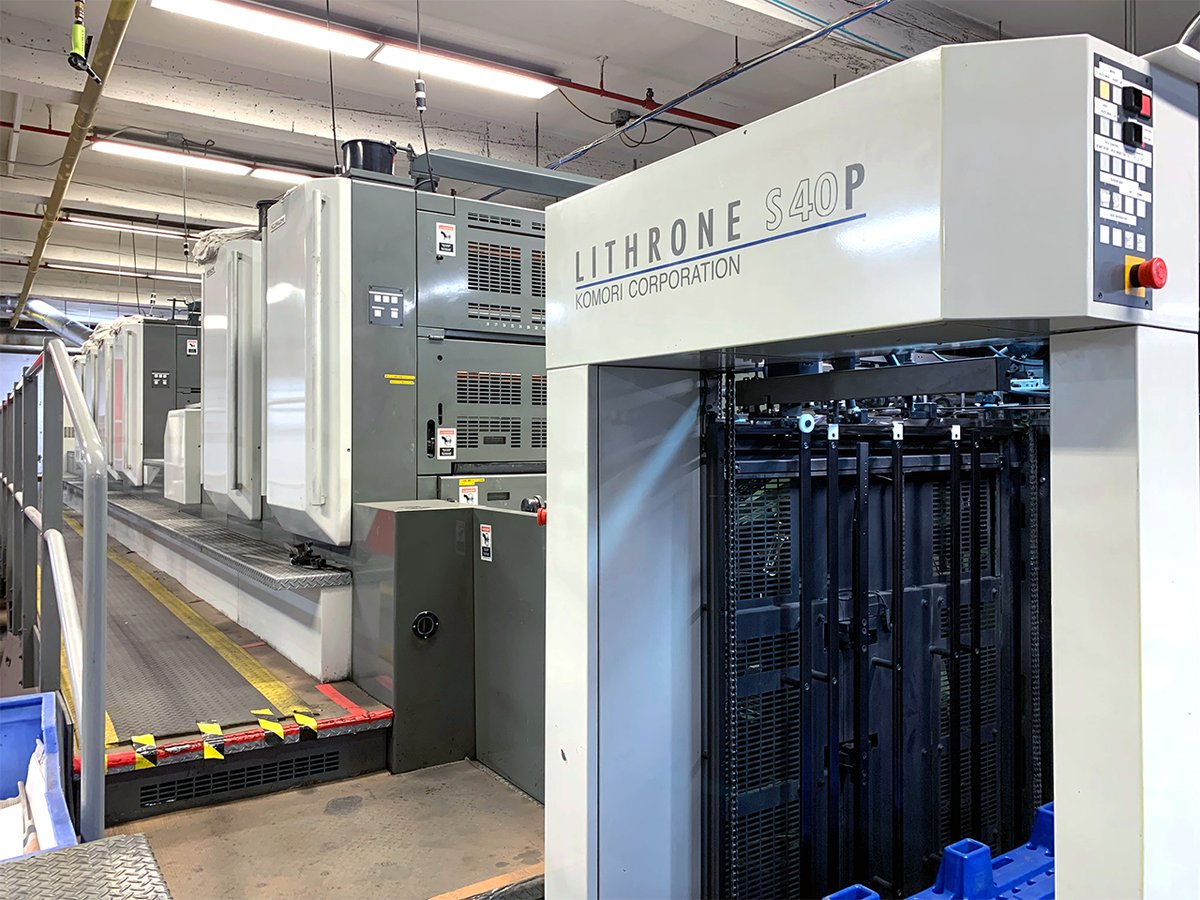 HowardDirect's tweet image. Available immediately: 2007 #Komori LS640-DU-P+UVED, 6/c, 28x40, 2/4 perfecting, UV, PQC-S, PDCS, Full APC, AICC, ABW - only 23 mio impressions.
#offset #offsetpress #sixcolor