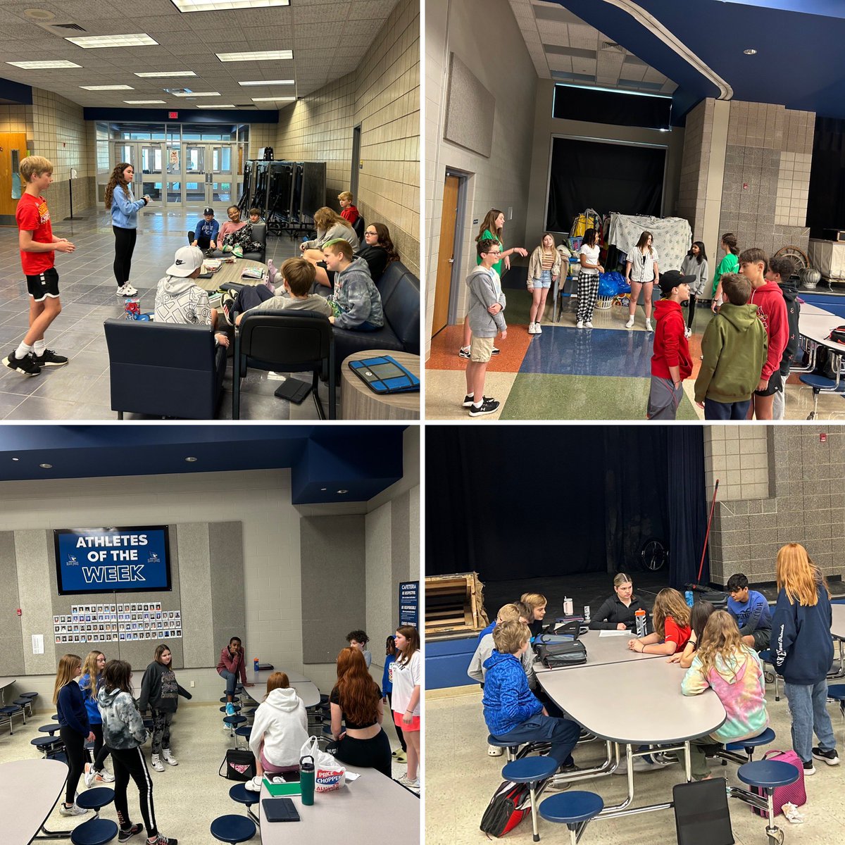 Mr_DSpringer's tweet photo. Our @dmsbluejays 6th graders spent yesterday morning playing games and enjoying their last couple of meetings with their WEB Leaders! #dmsweb https://t.co/E67pAXx1Vm