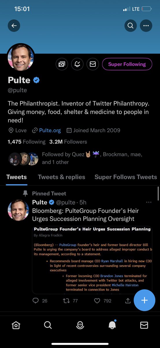 BigMikeRisley's tweet photo. @pulte $bigmikerisley https://t.co/hmWrDihLGQ