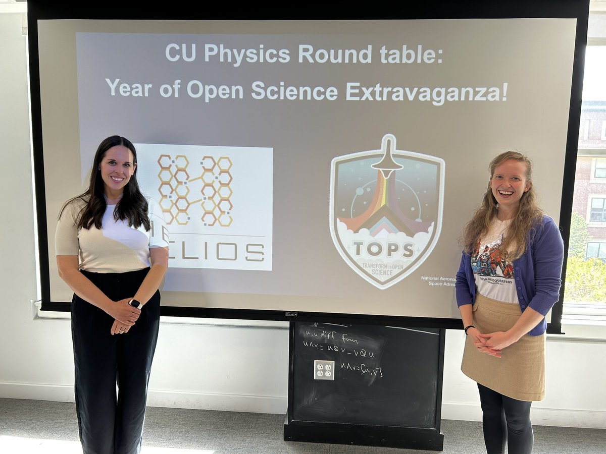 SciencePaige's tweet image. Had fun giving a joint seminar on a #YearofOpenScience with @CaitlinC1226 from @HELIOSopen and librarians from @Columbia! Many thanks to @PhysicsColumbia for organizing!! 😄 #NASATOPS #OpenScience