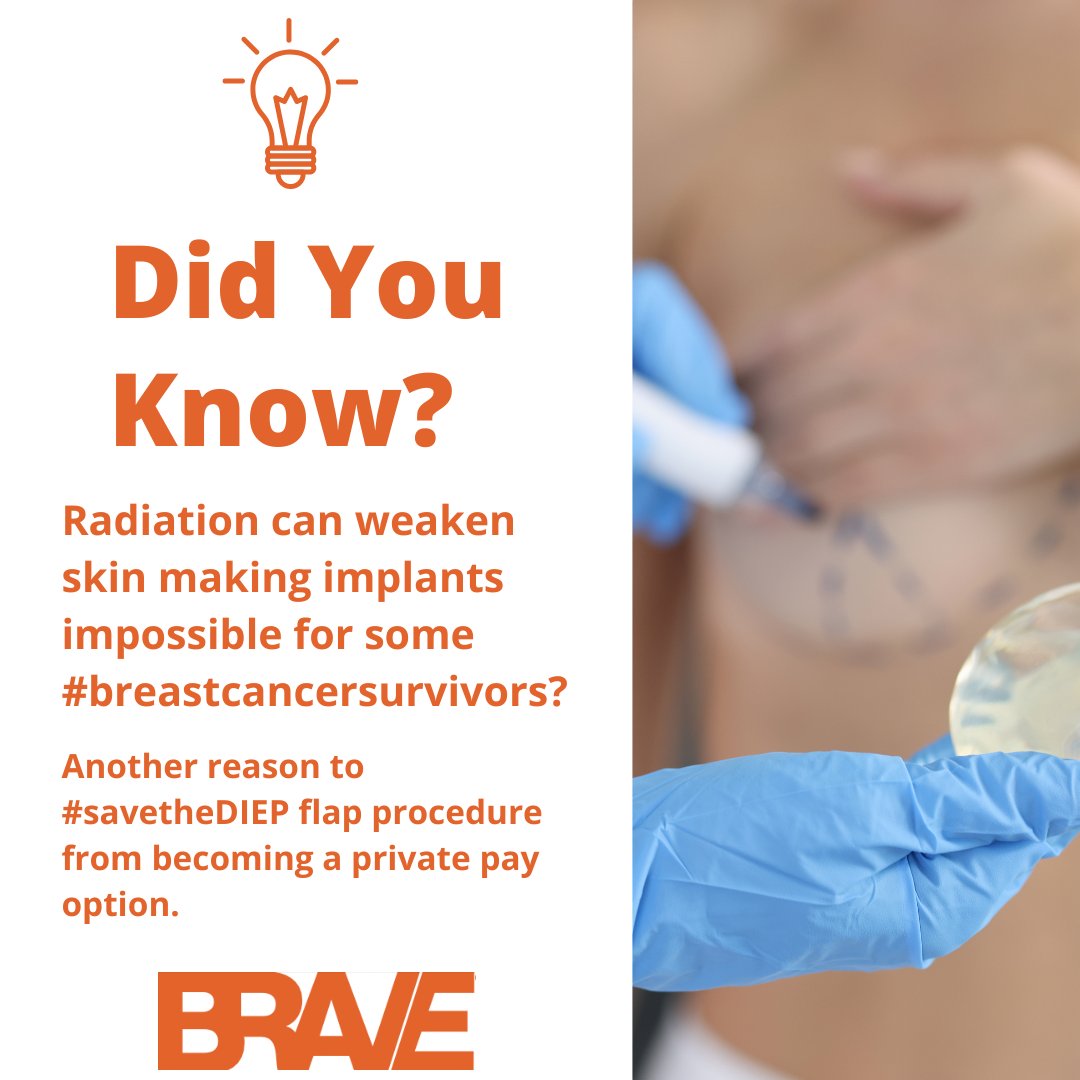 Did you know radiation can weaken skin making implants impossible for some #breastcancersurvivors? Another reason to #savetheDIEP flap procedure from becoming a private pay option.

#savethediep #diepflap #brave #breastreconstruction #microsurgery 
ctpublic.org/news/2023-04-0…