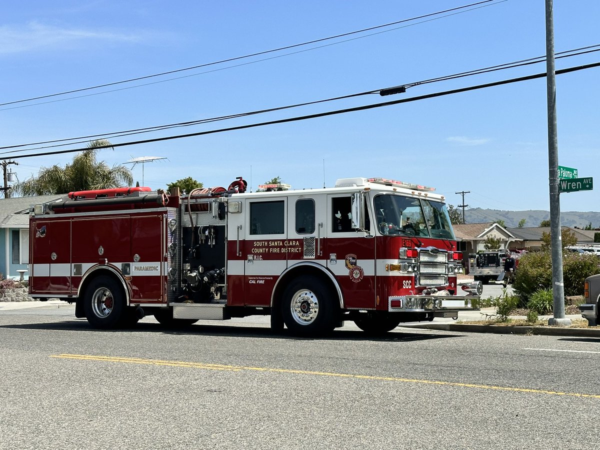 calfireSCU's tweet photo. After a quick response firefighters were able to extinguish the #PalomaIncident.  All #CALFIRE and #SCCCFD resources have rehabbed and are available and ready to respond to the next emergency. @gilroyffs 
#GilroyFD #GilroyPD https://t.co/AVphFxFyz8