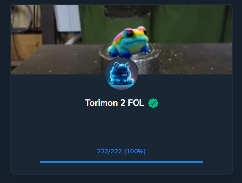 TorimonNFT's tweet photo. We did it https://t.co/tzGRp2d21V
