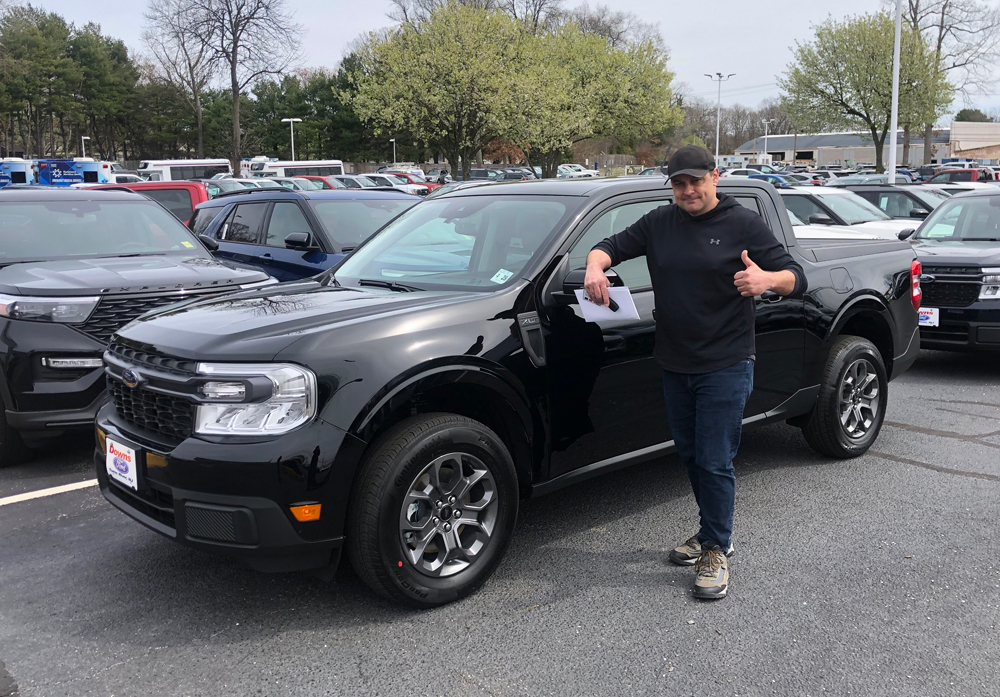 DownsFord's tweet photo. Congratulation 1st time customer Mike K. from Toms River on your 2023 Maverick!
Thank you for choosing Downs Ford!
#JerseyShore #BestDeals #OceanCounty #Bricktown #LaceyTownship #LaceyTWP #Lakewood #Manahawkin #Barnegat #TomsRiver #WeWillNotBeUndersold #PriceLeader #NoMSRP https://t.co/q7s1M1oAOk
