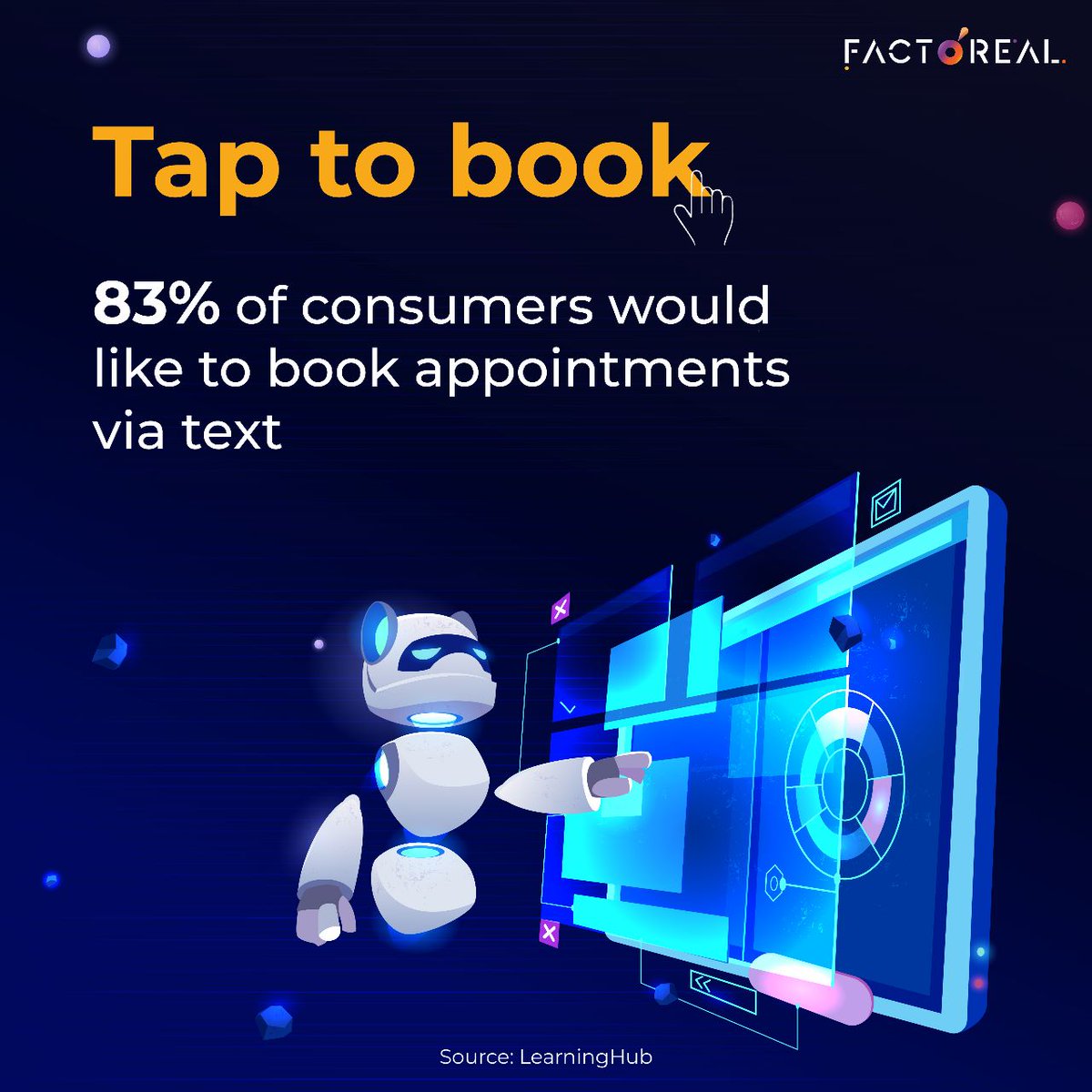 Booking tickets or appointments is easier than ever before, thanks to AI-powered chatbots! 

#sportsmarketing #sportsbiz #martech #chatbots