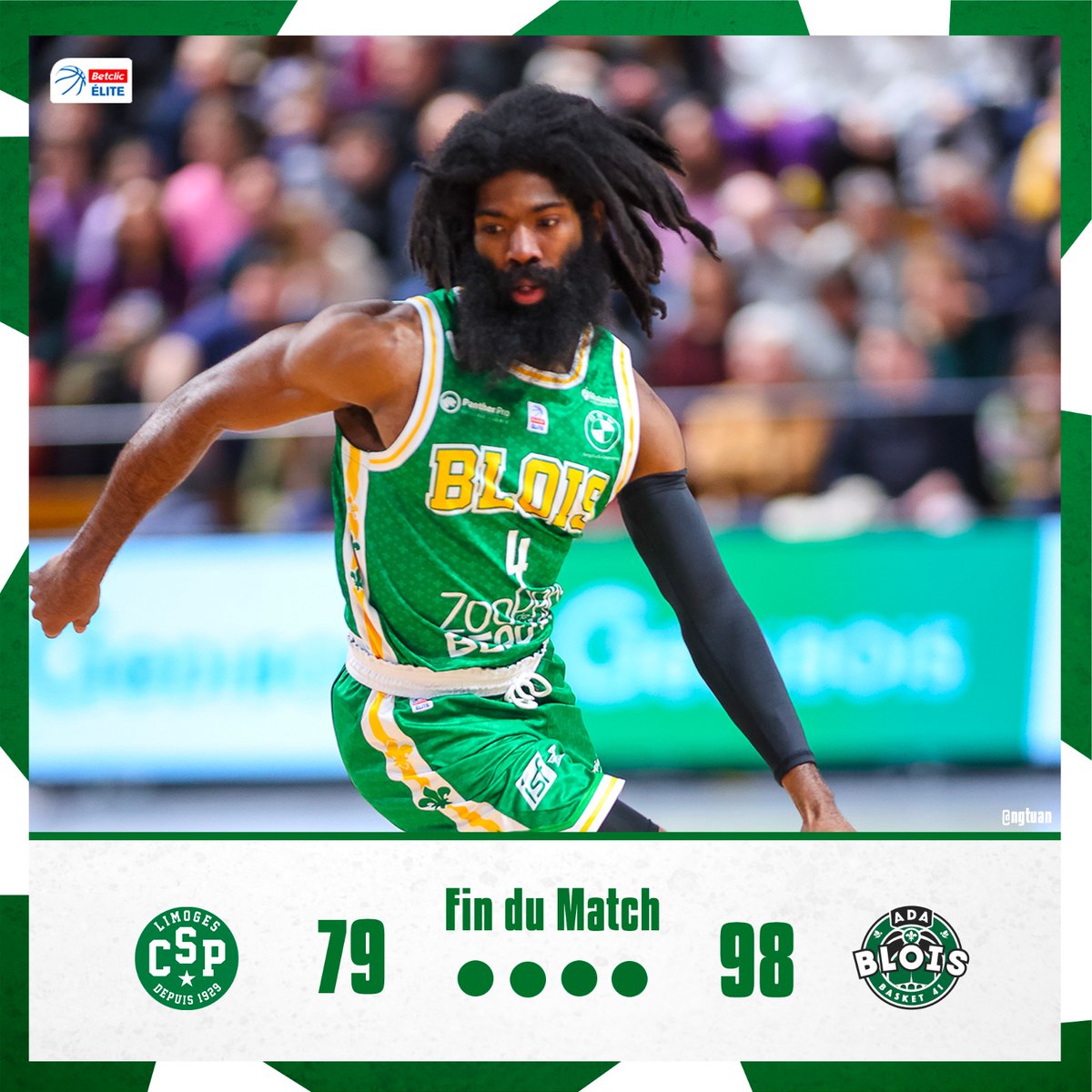 ADABloisBasket's tweet photo. 𝗩𝗜𝗖𝗧𝗢𝗜𝗥𝗘 ! ✅
L'ADA décroche un succès de prestige à Beaublanc ! 💪 La mission se poursuit dès samedi à Nanterre ! 📊
📸 @ngtuan
#BetclicElite #ADABlois https://t.co/nRQxQbCYxh