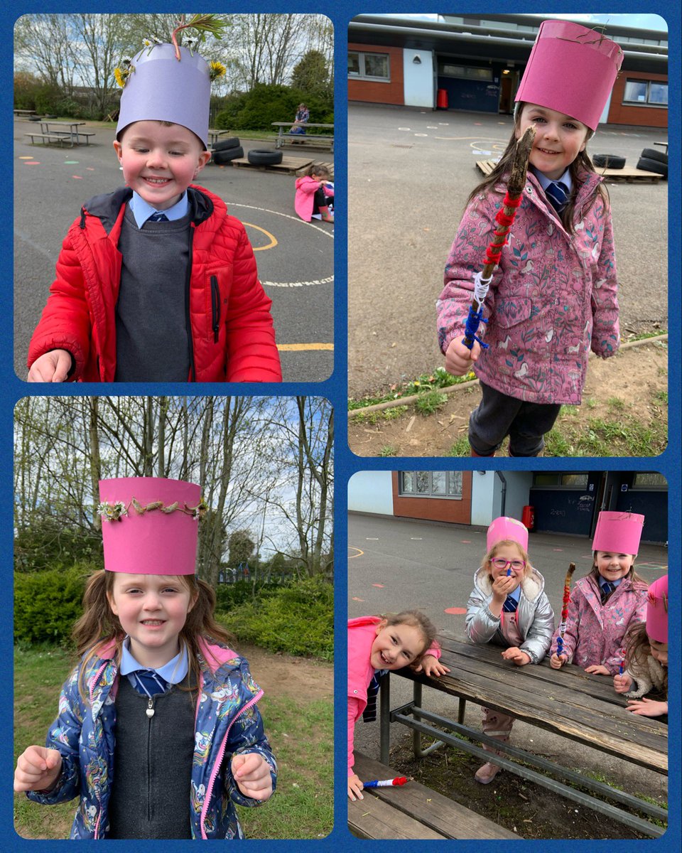 LawPrimarySLC's tweet photo. In other areas of outdoor learning, we had royal sceptres, crowns and chalk drawings in preparation for the upcoming coronation. #wearelawsome #outdoors #notjustastick https://t.co/sjp4kOezQT