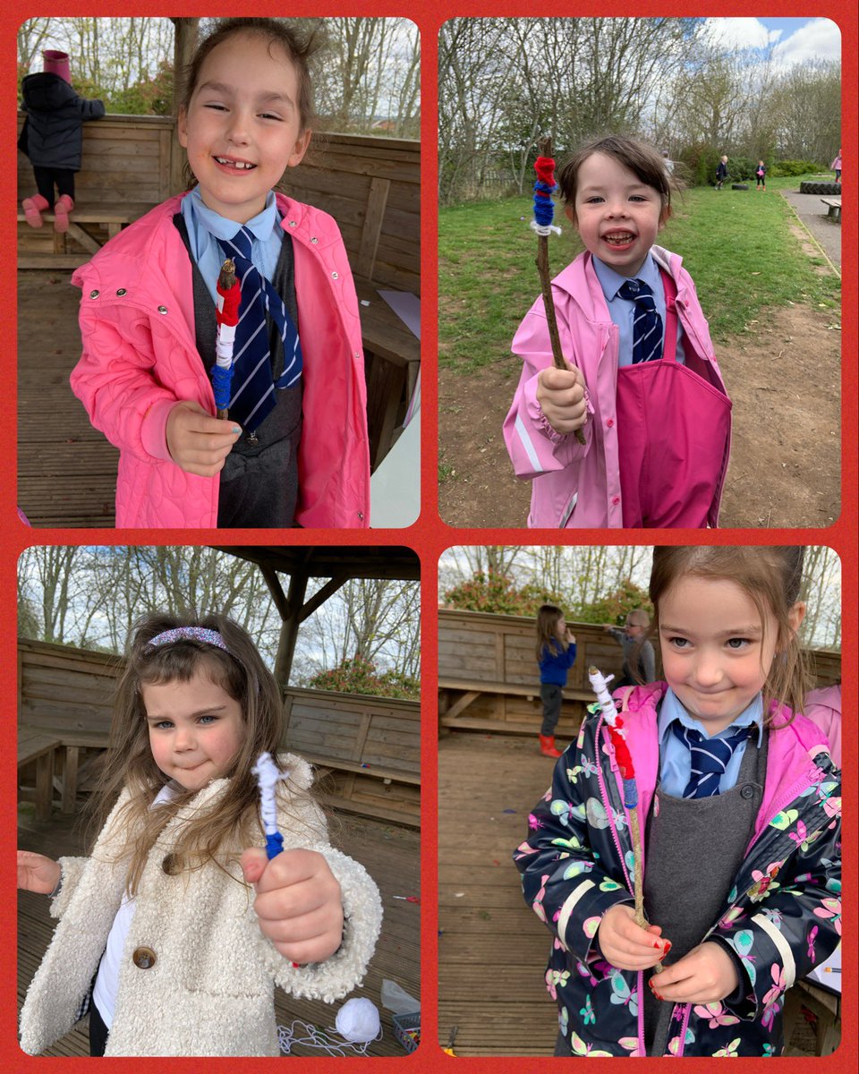LawPrimarySLC's tweet photo. In other areas of outdoor learning, we had royal sceptres, crowns and chalk drawings in preparation for the upcoming coronation. #wearelawsome #outdoors #notjustastick https://t.co/sjp4kOezQT