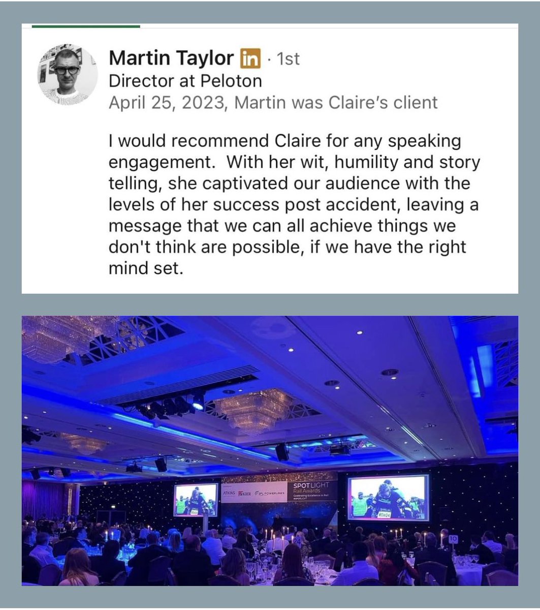 Delighted to receive another testimonial from one of the events I spoke at earlier this month …😁🎉

#motivationalspeaker #afterdinnerspeaker #keynotespeaker