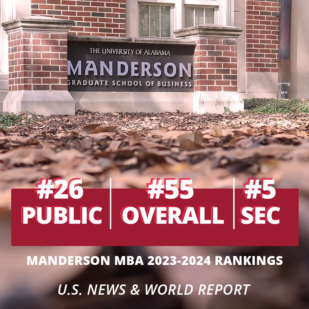 We're thrilled to share that @USNews ranks the Manderson MBA program among the best in the country for 2023-2024! We now sit at 55th in the country overall and 26th among public programs.🎉

Get the whole story about this achievement!➡️ bit.ly/41AUyXP
