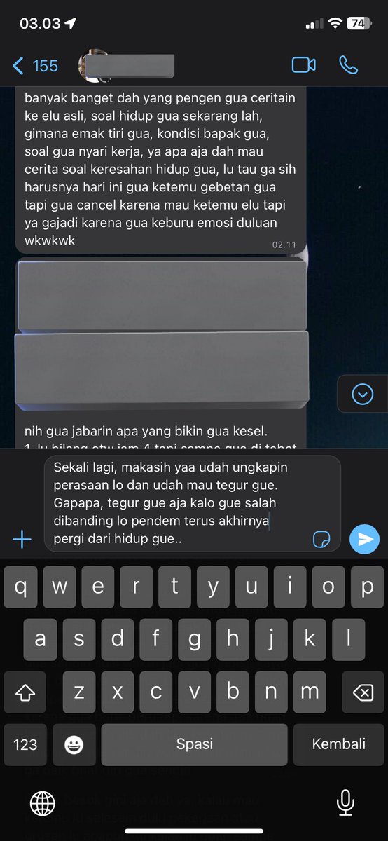 strbatl's tweet photo. Ngerasa bersalah &amp; kecewa sama diri sendiri.
Tapi seneng punya temen masih mau ungkapin perasaannya dan negur gue, dibanding diem2 harus pergi gitu aja dan nyuruh gue mikir sendiri. Gue bakal lbh menghargai ditegur buat perbaikin diri..
Makasih ya kawan :) https://t.co/lNyjSGbDd8