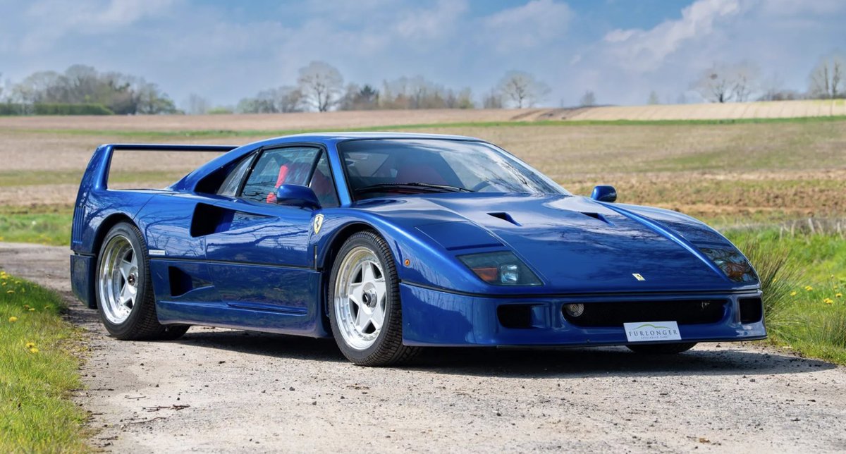 PistonHeads on Twitter "For sale a very familiar blue Ferrari F40