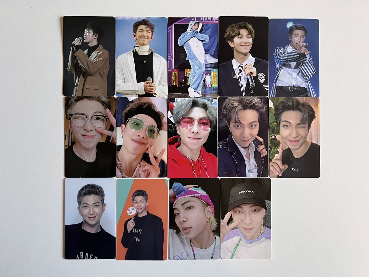 my car broke down and i need money to fix it i’m selling these namjoons on my instagram if anyone is interested please consider buying my insta is luvieknj 

#bts #btsphotocards #btsarmy #kpop #photocards #btsrm #btsnamjoon #kimnamjoon