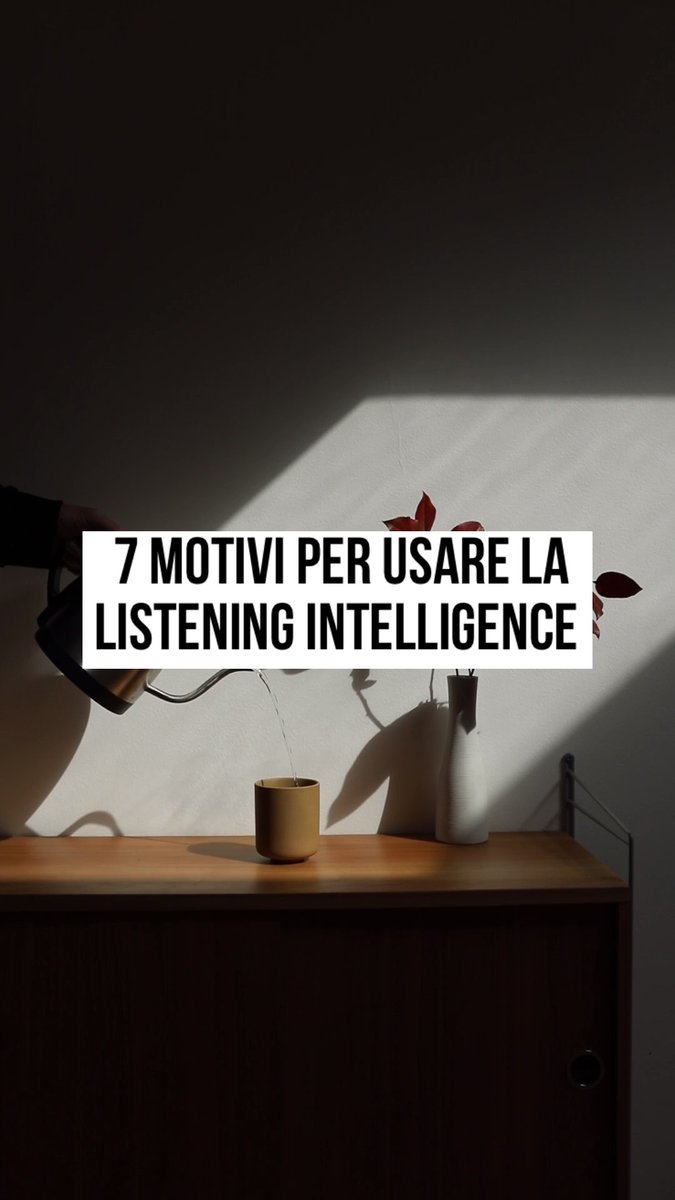 anteo_AI's tweet photo. 7 motivi per usare la #Listening #Intelligence:

-Misura la #brand health
-Segui i #trend del settore
-Monitora possibili problemi di PR
- Analizza le performance delle campagne 
-Scopri opportunità di #socialselling
-Trova #brandadvocate
-Servizio clienti continuo

Provala oggi! https://t.co/BnS4GIqsMd