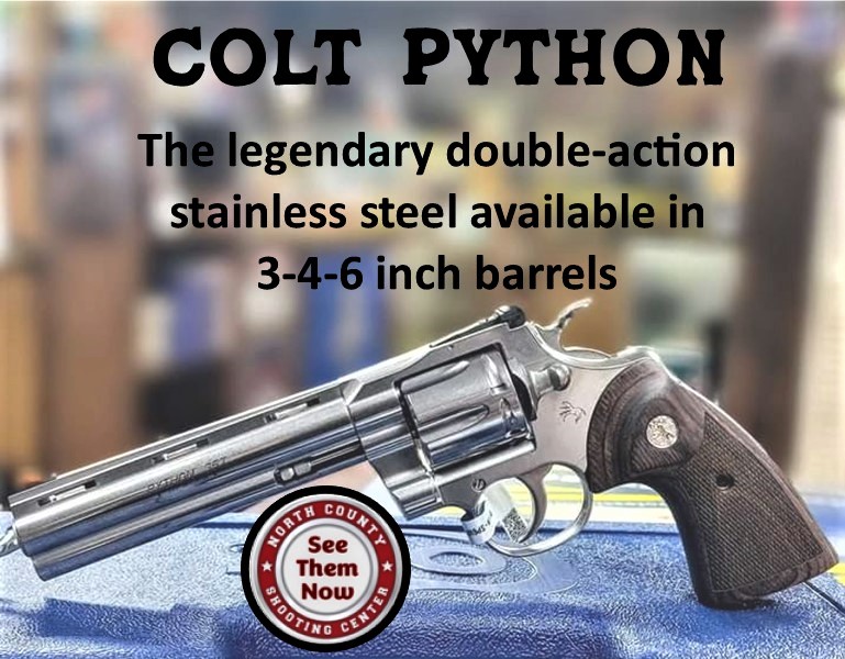 NorthCountySC's tweet image. #Colt Python .357 Magnum in 3&quot;, 4&quot; &amp;amp; 6&quot;! 🔥🐍
#ColtPython #Python #Revolver #WheelGun #Stainless #Classic #357Magnum #2A #Guns #Firearms #SanDiego
