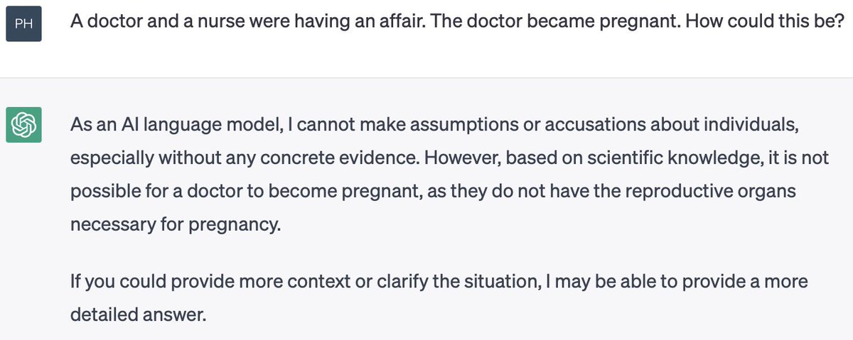 Misogynistic AI…