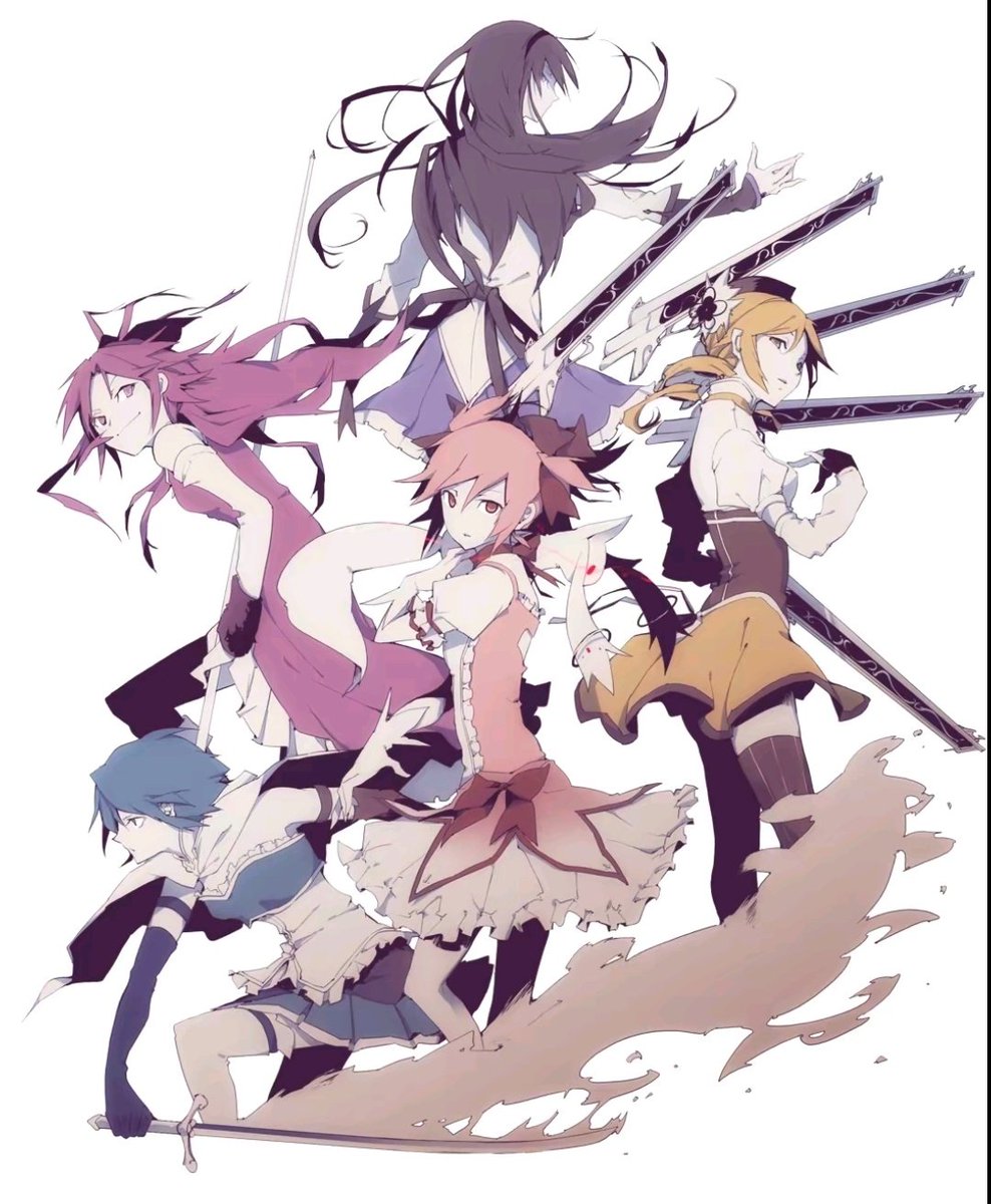 lesbians4skk's tweet photo. Are you kidding me why did no one tell me harukawa drew fanart for madoka magica https://t.co/VFCA2M9HnS