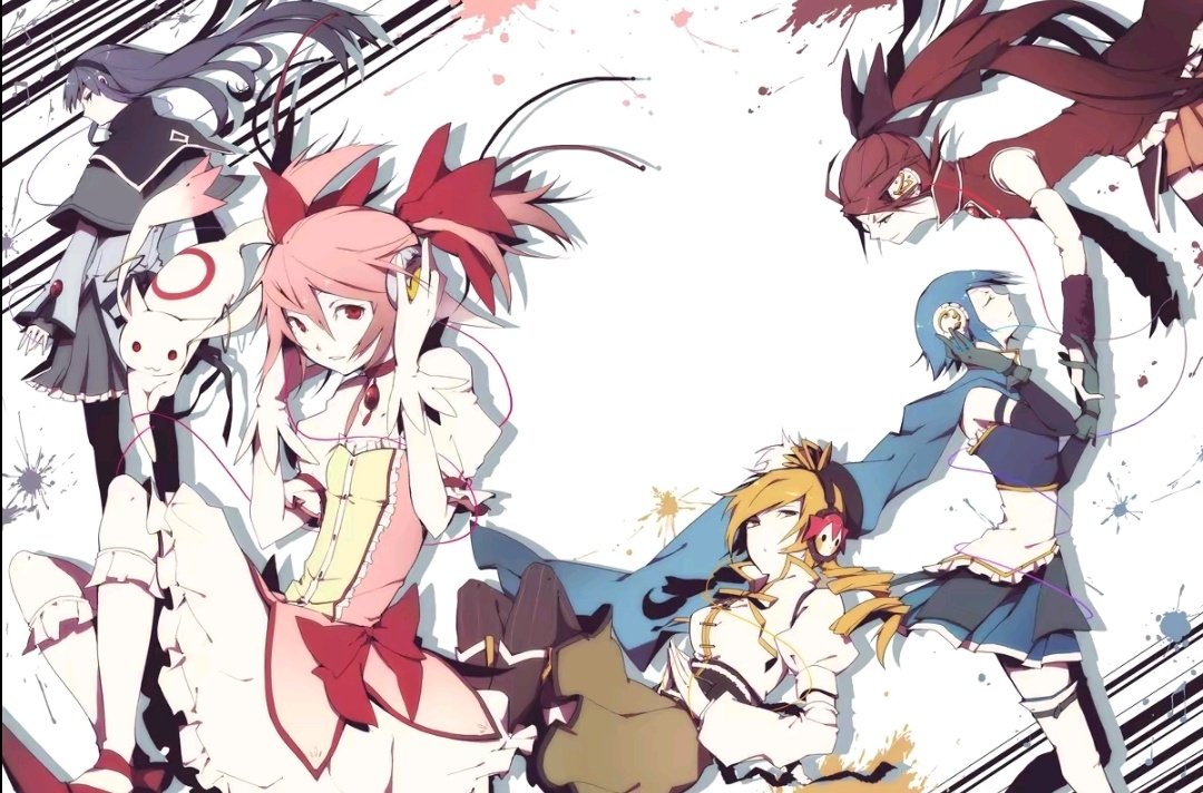 lesbians4skk's tweet photo. Are you kidding me why did no one tell me harukawa drew fanart for madoka magica https://t.co/VFCA2M9HnS