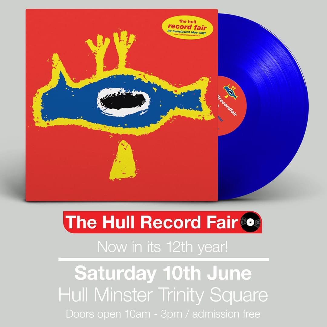 Poster for our next Hull Record Fair in June