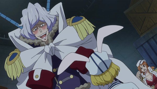 WHCDaily's tweet photo. The white hair character of the day is Shimoi Zappa from One Piece. https://t.co/rhgxeGLQMA